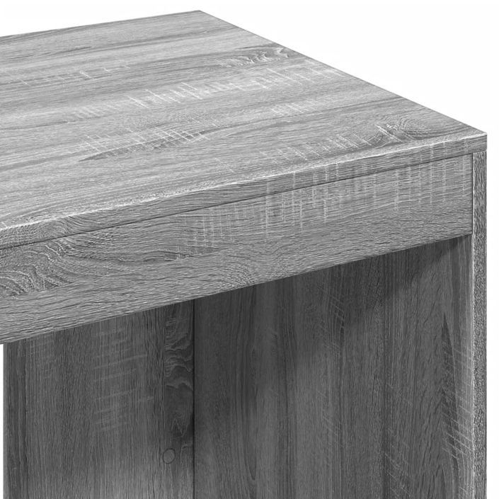 Bureau sonoma gris 103,5x56,5x94 cm bois d'ingénierie - Photo n°7