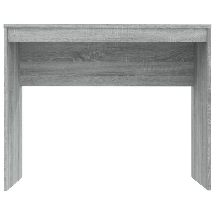 Bureau Sonoma gris 90x40x72 cm Bois d'ingénierie - Photo n°5