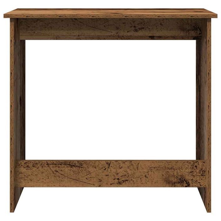 Bureau style vieux bois 80x40x75 cm bois d'ingénierie - Photo n°4