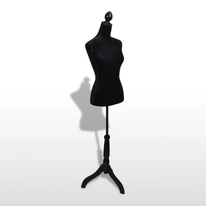 Buste de couture Mannequin de Femme Noir - Photo n°5