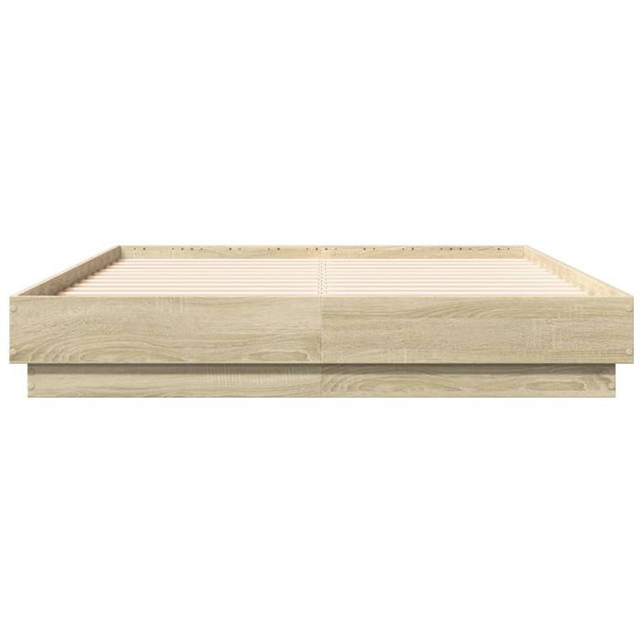 Cadre de lit 23 cm en bois Korina – Élevez le confort de votre chambre avec modernité - Photo n°3