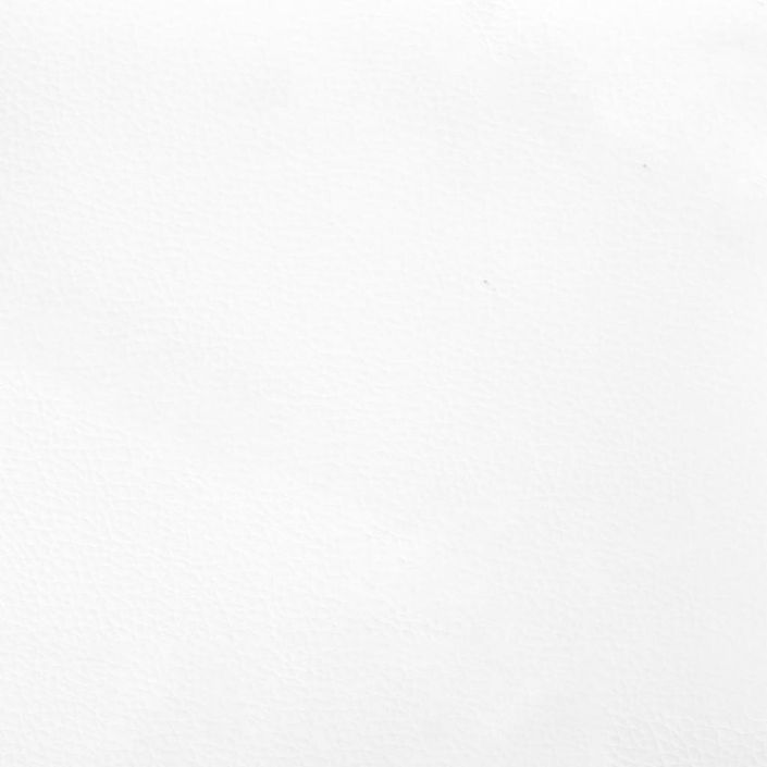 Lit avec tête de lit Blanc 140x190 cm Similicuir - Photo n°10