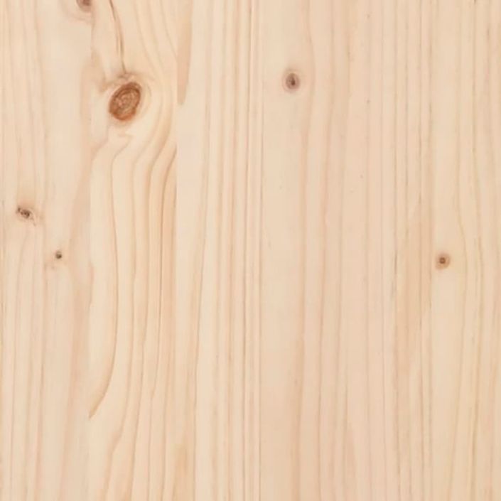Cadre de lit avec tiroirs bois de pin massif 120x190 cm - Photo n°9