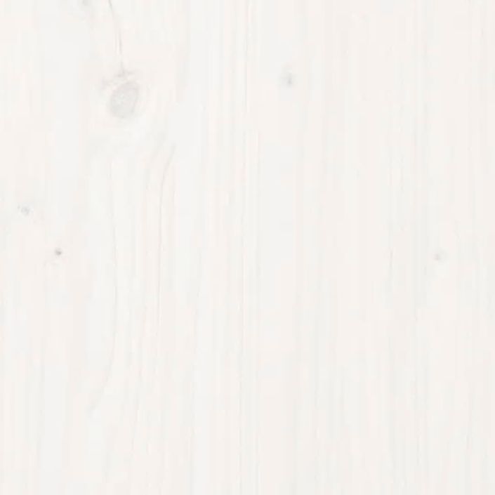 Cadre de lit d'enfant blanc 2x(90x200) cm bois de pin massif - Photo n°9