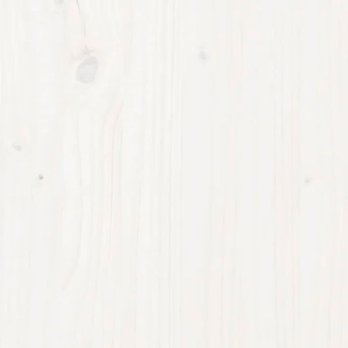 Cadre de lit enfant tiroirs blanc 70x140 cm bois de pin massif - Photo n°10