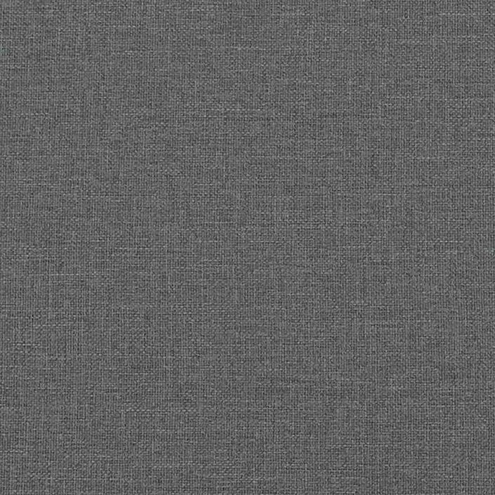 Cadre de lit ottoman sans matelas gris foncé 120x190 cm tissu - Photo n°10