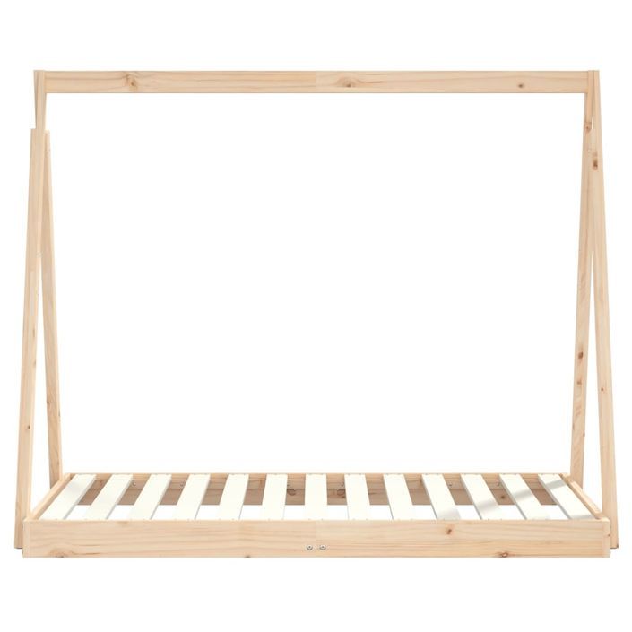 Cadre de lit pour enfant 70x140 cm bois de pin massif - Photo n°4