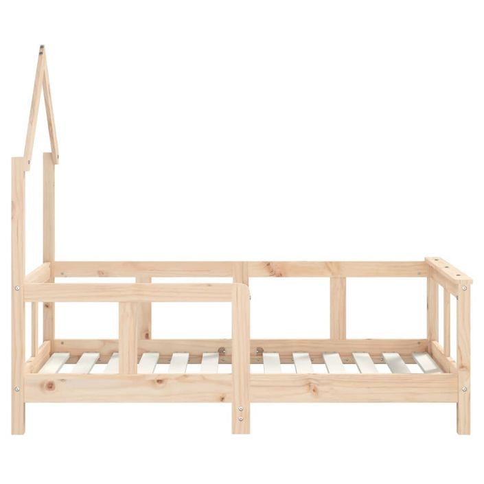 Cadre de lit pour enfant 70x140 cm bois de pin massif - Photo n°5