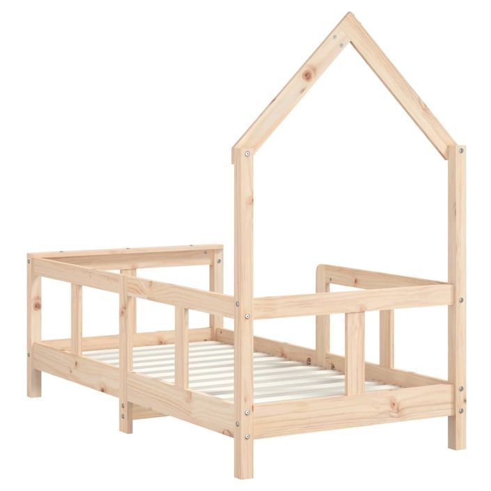 Cadre de lit pour enfant 70x140 cm bois de pin massif - Photo n°6