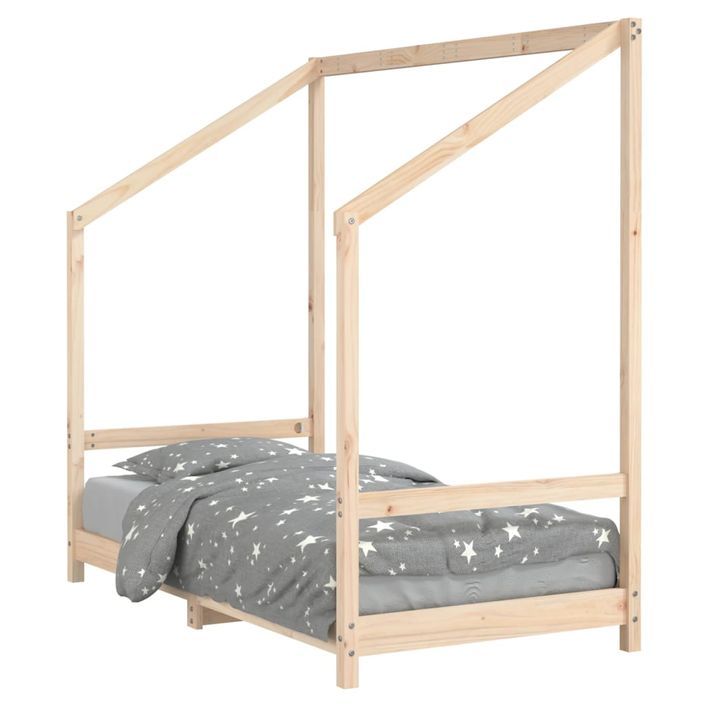 Cadre de lit pour enfant 80x160 cm bois de pin massif - Photo n°1