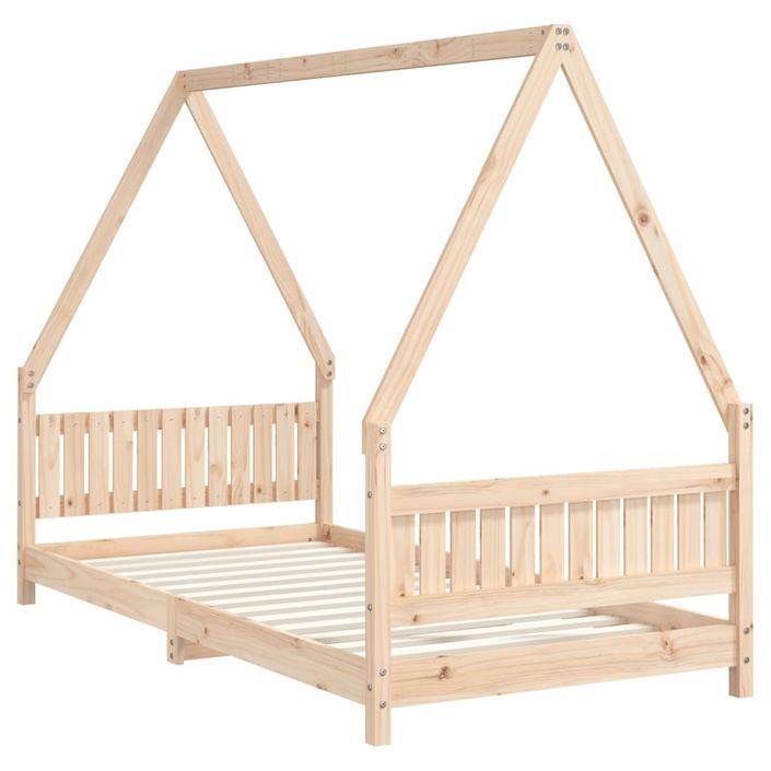 Cadre de lit pour enfant 90x190 cm Bois de pin massif - Photo n°6