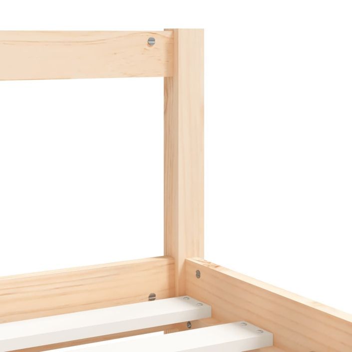 Cadre de lit pour enfant et tiroirs 80x160cm bois de pin massif - Photo n°8