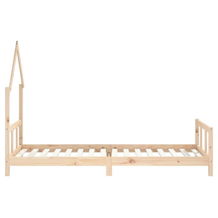 Cadre de lit pour enfants 90x200 cm bois de pin massif - Photo n°5