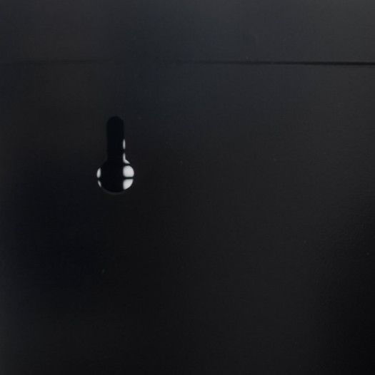 Caisson de rangement 1 porte 1 étagère métal noir Toko H 57 cm - Photo n°4