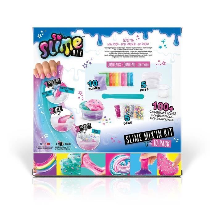 CANAL TOYS - Slime - Mix'in Kit - Pack 10 Slimes - Photo n°6