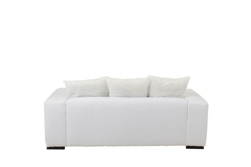 Canapé avec 5 coussins blanc Monalisa - Photo n°4
