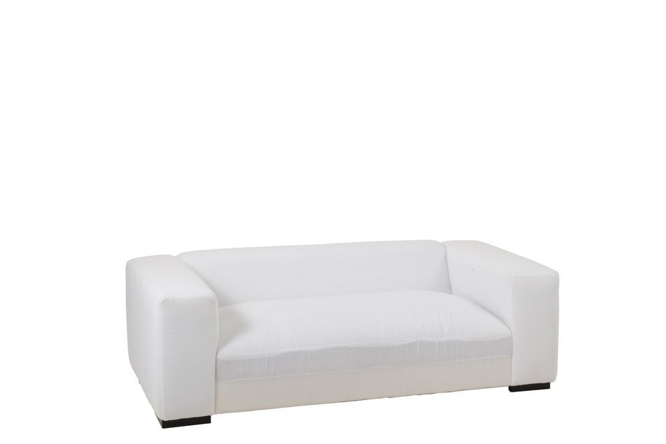 Canapé avec 5 coussins blanc Monalisa - Photo n°6