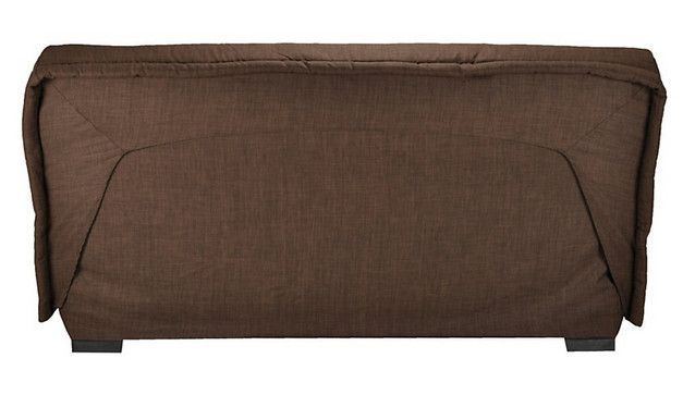 Canapé Clic Clac microfibre avec coffre matelas Bultex 15 cm Bianca 140x200 cm - Photo n°3