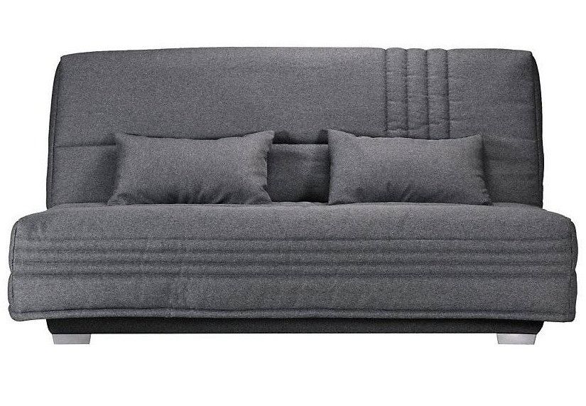 Canapé clic clac tissu avec rangement matelas Sofaconfort 17 cm Parko 193 cm - Photo n°2