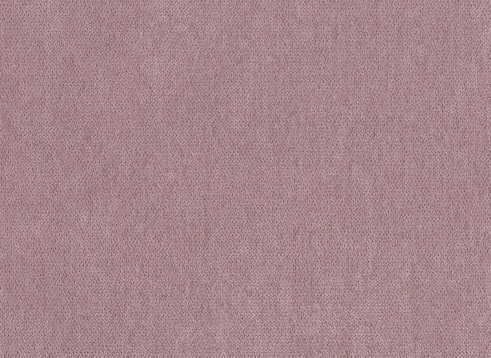 Canapé convertible angle droit tissu doux rose clair et chromé Pika 260 cm - Photo n°4