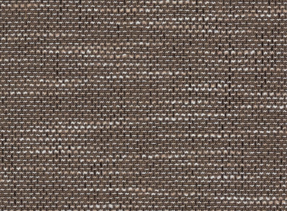 Canapé convertible angle gauche tissu beige chiné et simili marron Verza 270 cm - Photo n°11