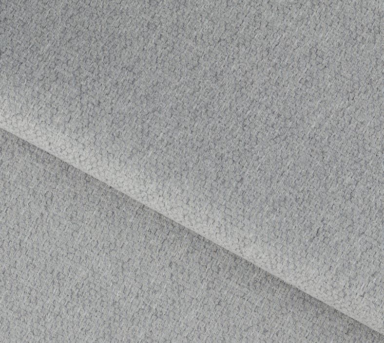Canapé convertible angle gauche tissu gris clair chiné Savary 280 cm - Photo n°3