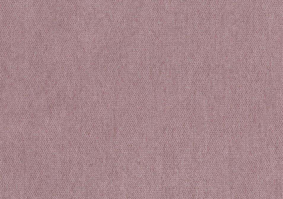 Canapé convertible angle gauche tissu rose clair et chromé Pika 260 cm - Photo n°3
