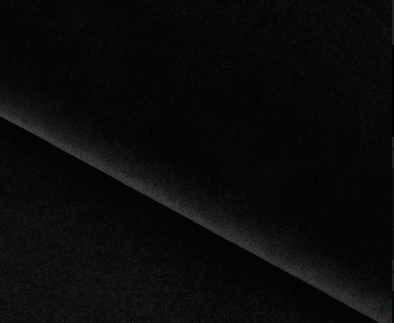 Canapé convertible angle gauche velours noir Savary 280 cm - Photo n°3