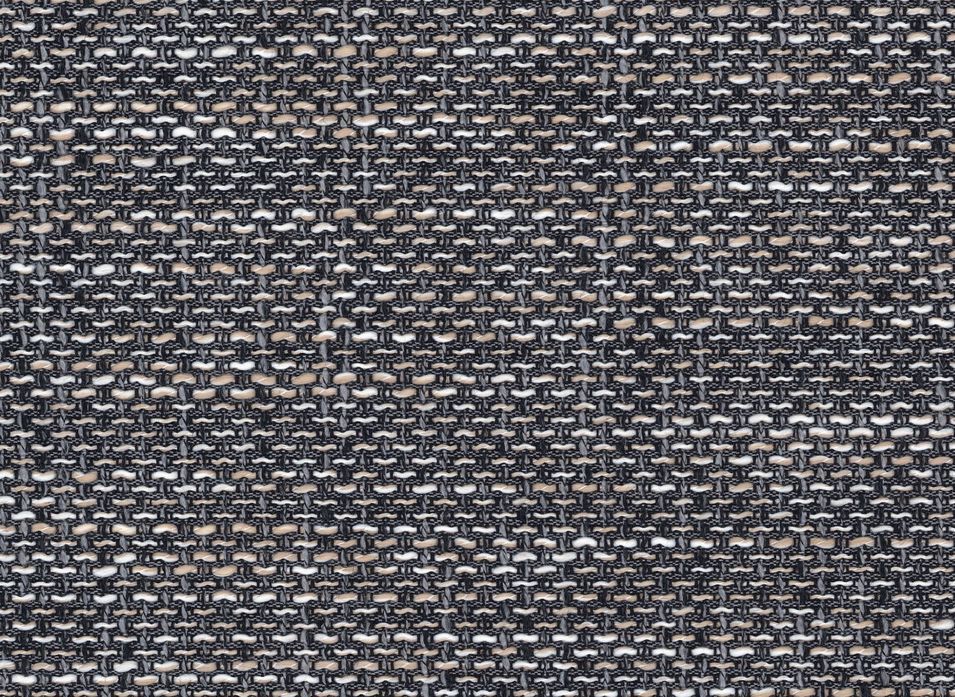 Canapé convertible gauche droit tissu gris chiné et simili blanc Pika 260 cm - Photo n°5