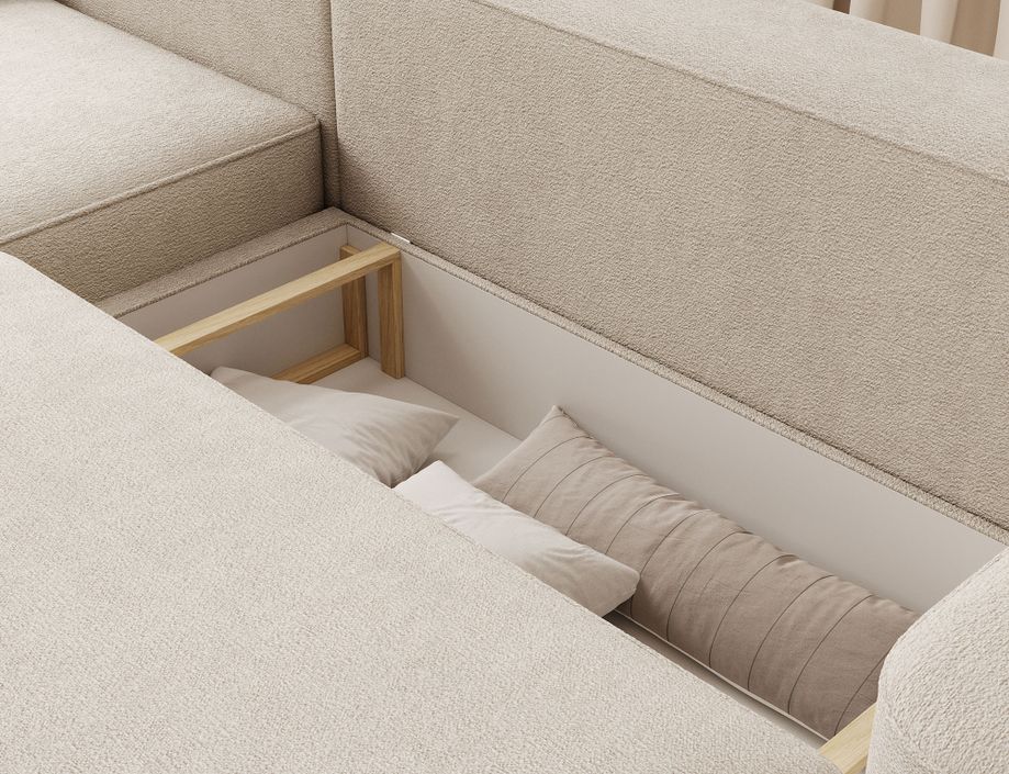 Canapé d’angle convertible tissu Artumo prestige – Confort et élégance - Photo n°11
