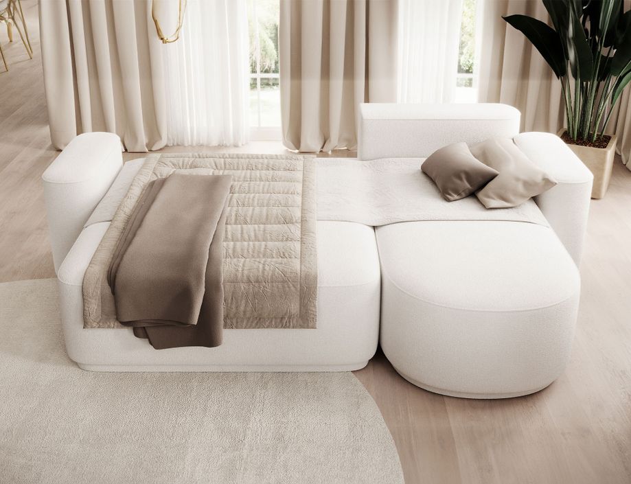 Canapé d’angle convertible tissu Artumo prestige – Confort et élégance - Photo n°3