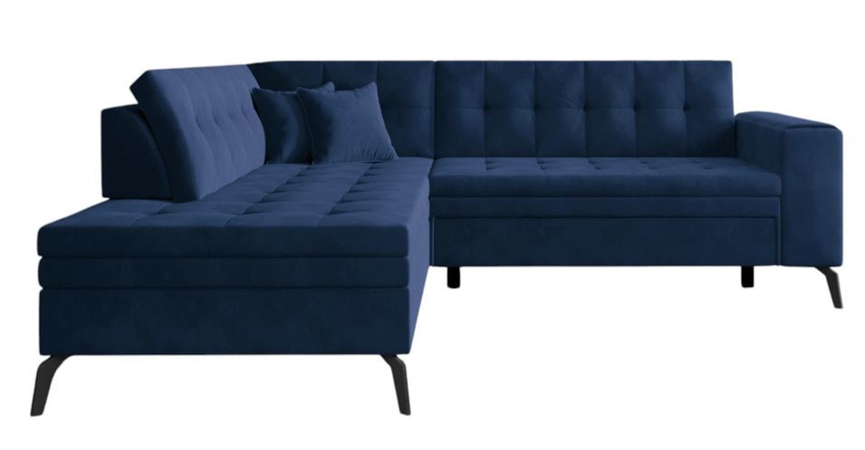 Canapé d'angle convertible tissu Larry - Photo n°16
