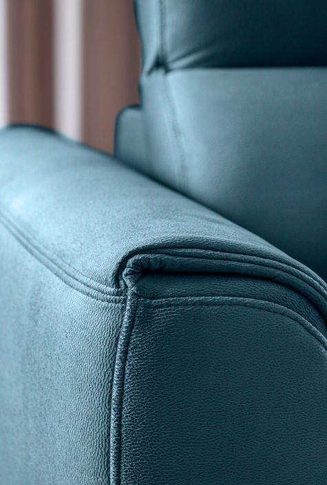 Canapé d'angle droit convertible tissu gris chiné Noblesse 255 cm - Photo n°14
