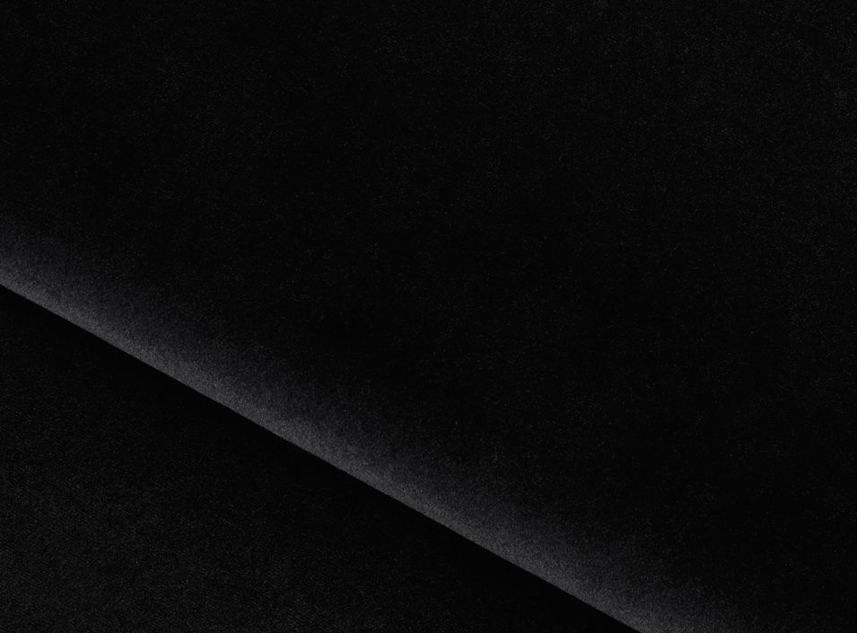 Canapé d'angle gauche convertible moderne velours noir Willace 302 cm - Photo n°5