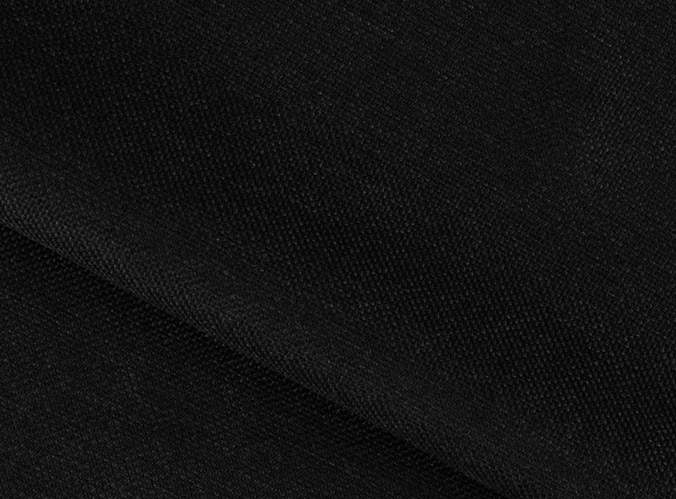 Canapé d'angle gauche convertible moderne velours noir Willace 302 cm - Photo n°13