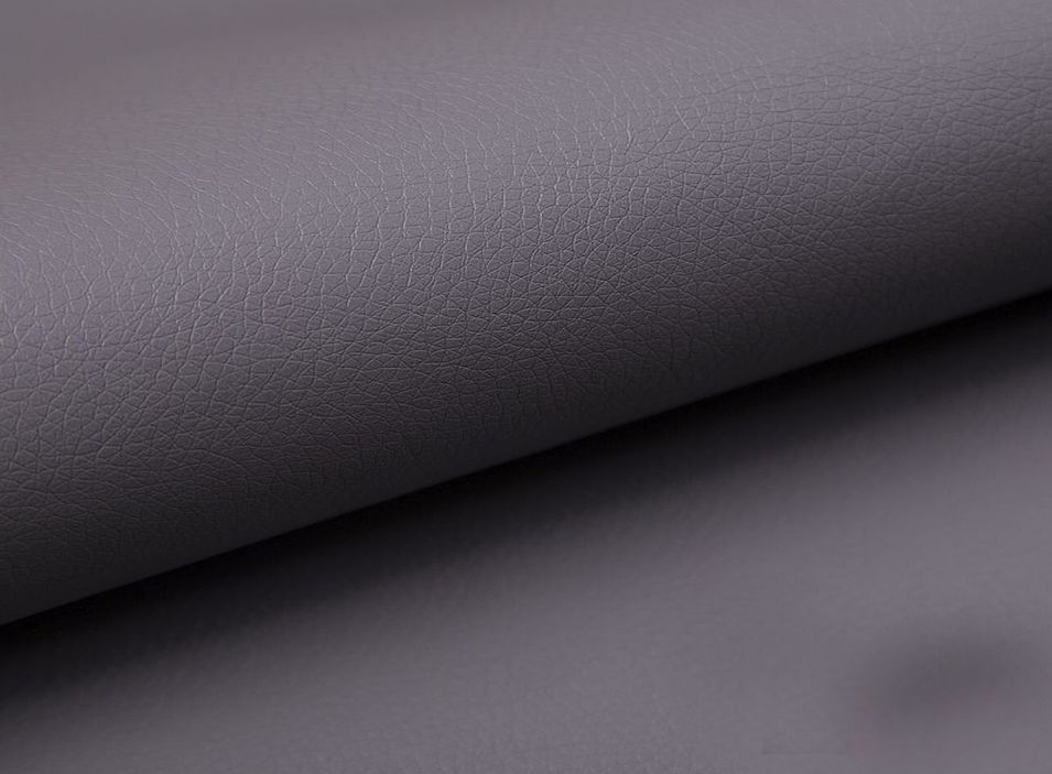 Canapé d'angle gauche convertible tissu gris foncé chiné et simili gris clair Sundy 250 cm - Photo n°8