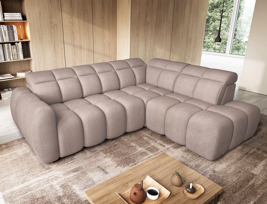 Canapé d’angle tissu Boboon – Convertible et coffre - Photo n°11