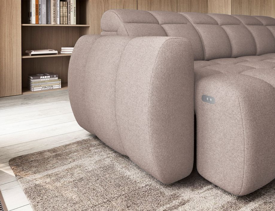 Canapé d’angle tissu Boboon – Convertible et coffre - Photo n°12
