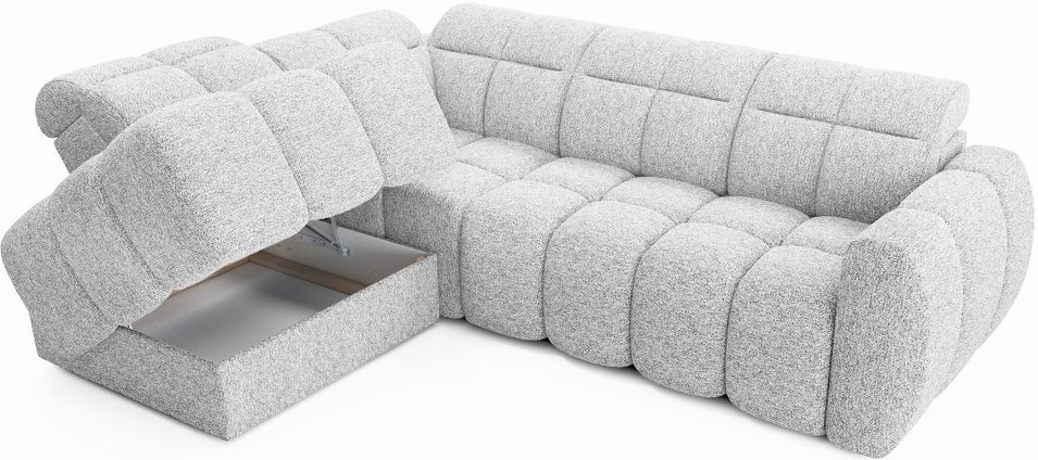 Canapé d’angle tissu Boboon – Convertible et coffre - Photo n°19