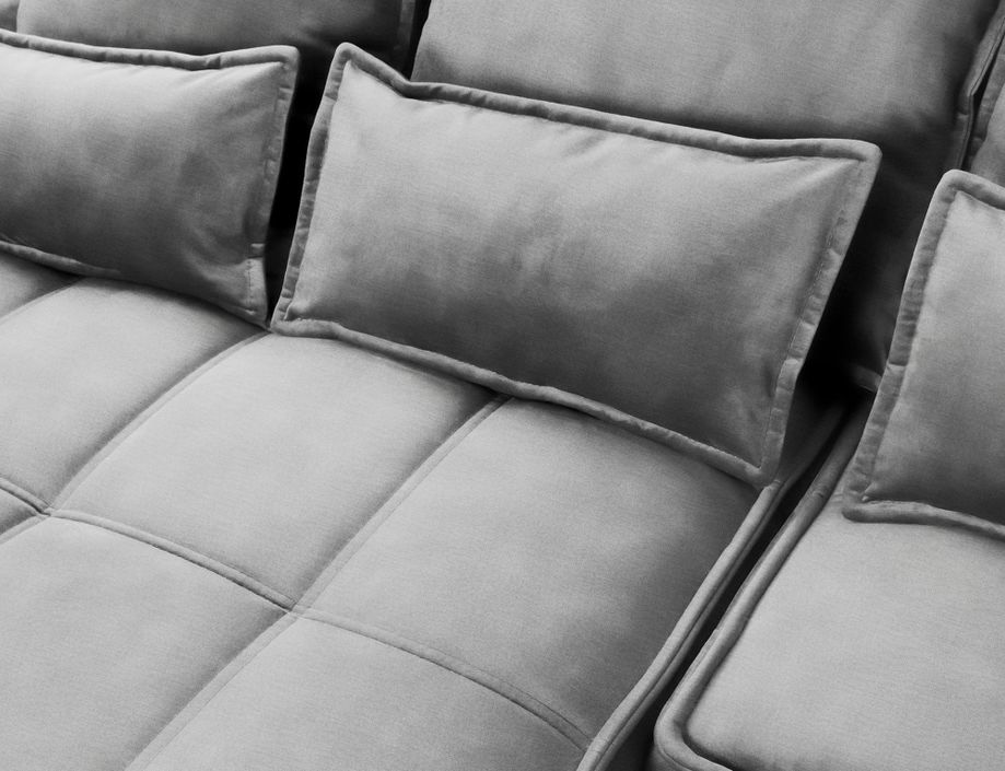 Canapé d’angle tissu effet cuir Kampus – Convertible et rangement - Photo n°7