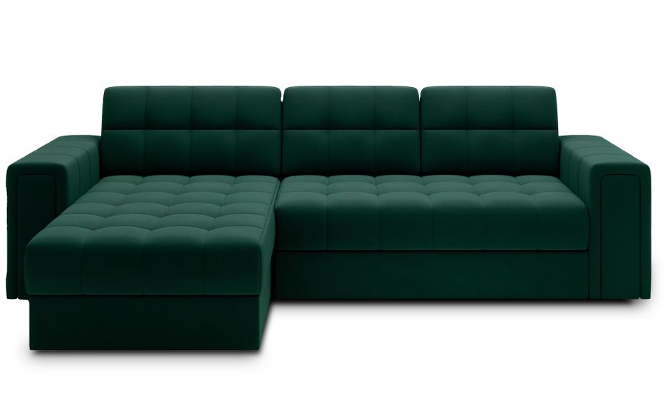 Canapé d’angle velours reversible et convertible Klumann – Élégance et praticité - Photo n°9