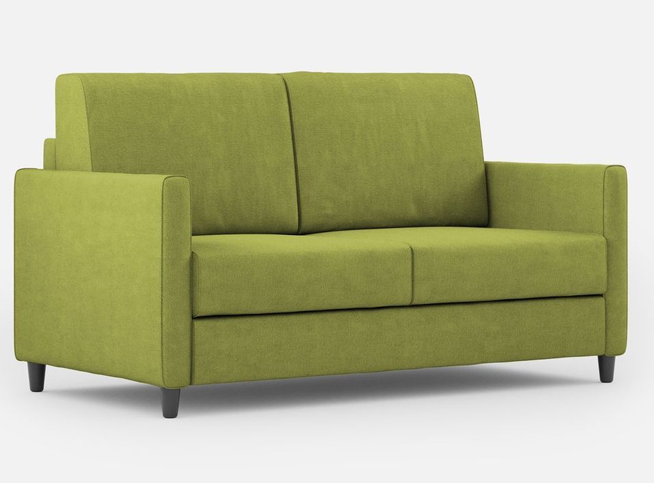 Canapé droit moderne italien tissu vert pistache Korane - 3 tailles - Photo n°13