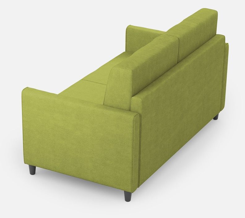 Canapé droit moderne italien tissu vert pistache Korane - 3 tailles - Photo n°16