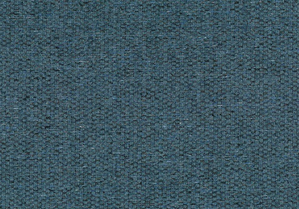 Canapé minimaliste 3/4 places tissu bleu Plazo 210 cm - Photo n°3