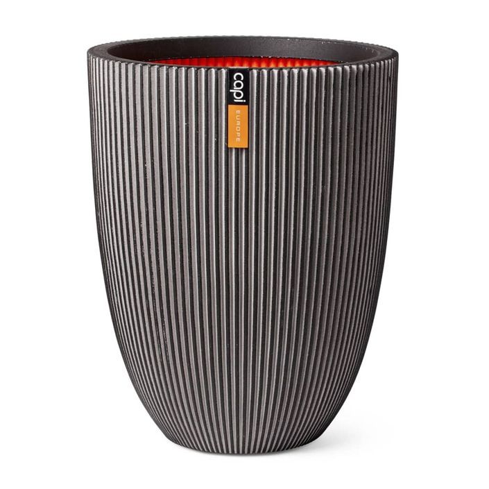 Capi Vase élégant Groove 46x58 cm Anthracite - Photo n°2