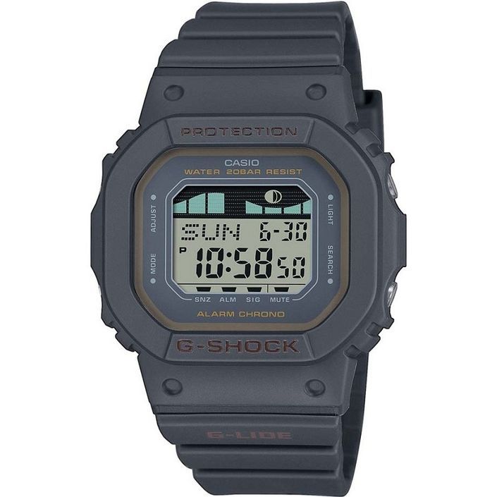 Casio G-shock G-lide Black - Surf Tide Graphs GLX-S5600-1ER - Photo n°1