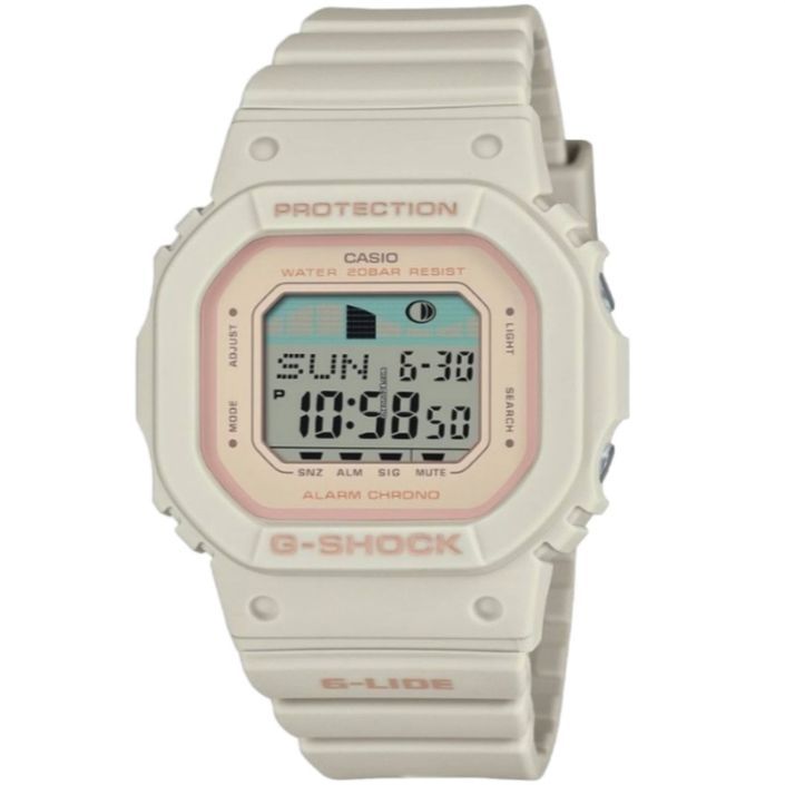 Casio G-shock G-lide White - Surf Tide Graphs GLX-S5600-7ER - Photo n°1