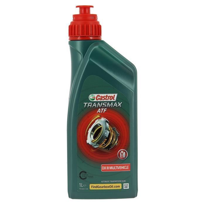 CASTROL Huile-Additif Transmax ATF DX III Multivehicle - Synthetique / 1L - Photo n°1