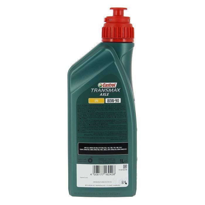 CASTROL Huile-Additif Transmax Axle EPX - Synthetique / 80W90 / 1L - Photo n°2