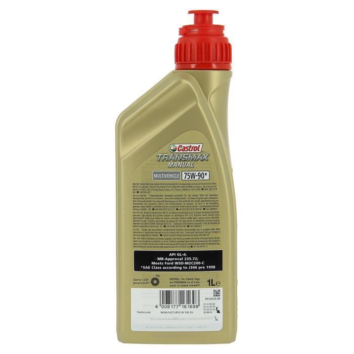CASTROL Huile moteur Syntrax MuLivehic 75W-90 1L - Photo n°2
